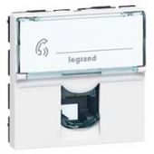  - Legrand Mosaic Розетка ТЛФ RJ11 2М (078731)