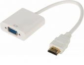  - REXANT Переходник шт. HDMI - гн. VGA (провод) + 3. 5 mm Аудио с питанием (17-6934-9)