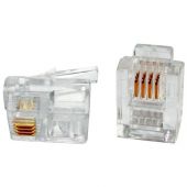 Hyperline PLUG-6P4C-P-C2-100