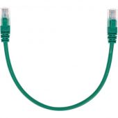 Патч-корд U/UTP REXANT категория 5e, RJ45-RJ45, неэкранированный, 26AWG, LSZH, зеленый, 0.3 м