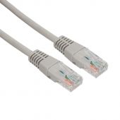  - Шнур коммутационный, патч-корд U/UTP RJ45-RJ45, CAT 5e, LSZH серый, 1м REXANT 